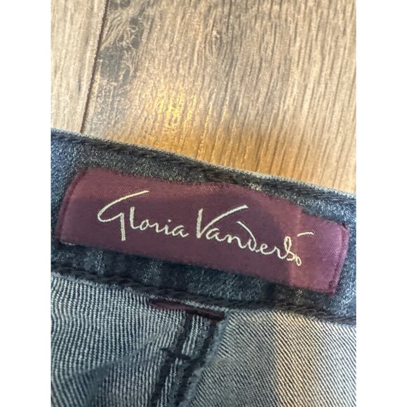 Gloria Vanderbilt Amanda Missy Jeans Size 12 Short Dark Wash Straight Leg Denim - Picture 2 of 11